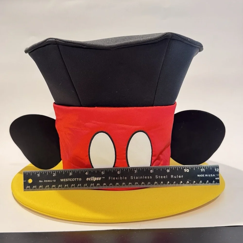 NWT Walt Disney‎ World Adjustable Adult Size Mickey Ears Large Foam Top Hat